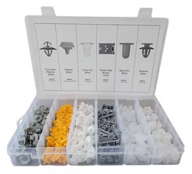 Assortiment de clips de garniture Volvo – 350 pieces