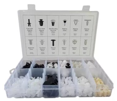 Assortiment de clips de garniture Peugeot & Citroen – 345 pieces