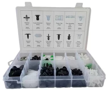 Assortiment de clips de garniture Volkswagen – 255 pieces
