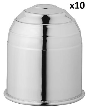 Capuchon d'attelage chrome x10 pieces