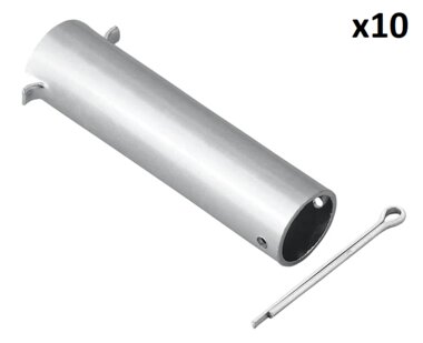 Axe pour roue jockey 35 mm x10 pieces