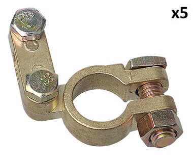 Borne de batterie (+) standard x5 pieces