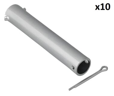 Axe pour roue jockey 48 mm x10 pieces