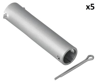 Axe pour roue jockey 60 mm x5 pieces