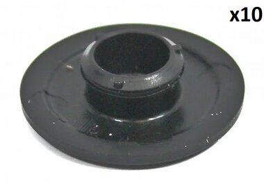 Bouchon de remplissage noir en plastique x10 pieces