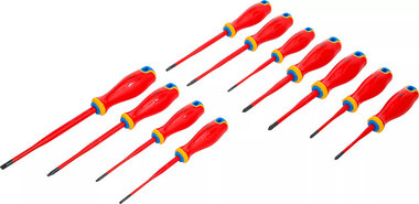Jeu de tournevis VDE pointe extra fine 11 pcs