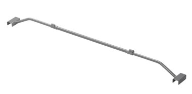 Arceau en metal extensible 100-155 cm pour bache de remorque