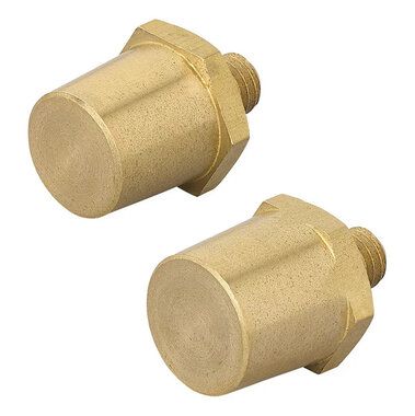 Jeu de bornes de batterie vissables (+) et (-) en laiton M8