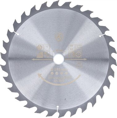 Lame de scie circulaire en metal dur Ø 315 x 30 x 3,0 mm 30 dents