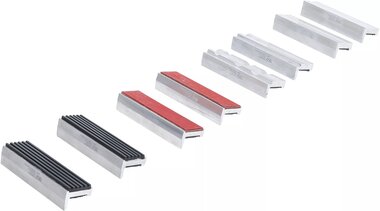 Ensemble de protection m choire de banc de 8 pieces, 100 mm