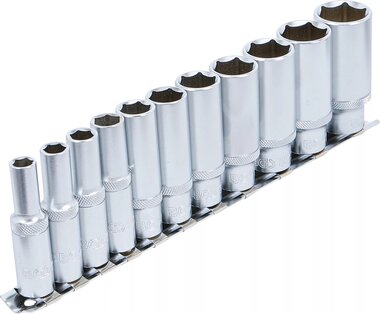 Jeu de douilles six pans longues (3/8) en pouce 11 pieces
