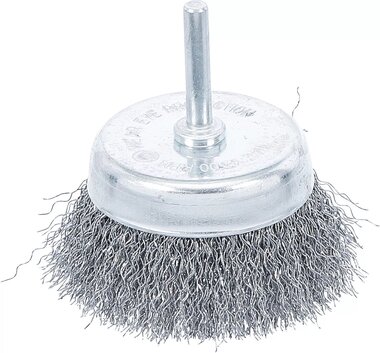 Brosse ronde reception de goupille 6 mm Ø 75 mm