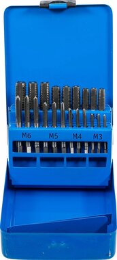 Jeu de filieres M3 - M12 21 pieces