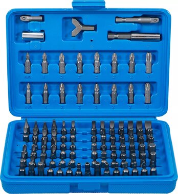 Jeu d’embouts pour foreuse entrainement hexagonal male (1/4) 100 pieces