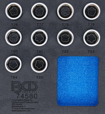 Jeu d’outils pour ecrous antivol pour Tesla 10 pieces