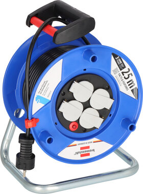 Enrouleur de cable 25 m H05VV-F 3G1,5