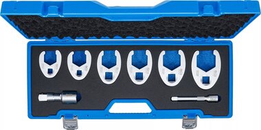 Jeu de cle fourche 12,5 mm (1/2) + 20 mm (3/4) 7 pieces