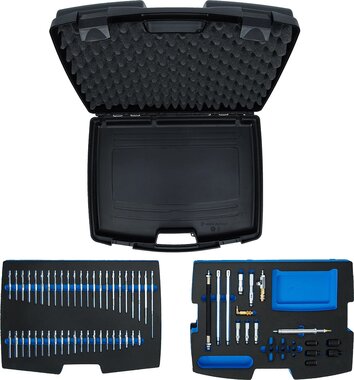 Jeu d’adaptateurs pour testeur numerique combine de pression et compression art. 63410