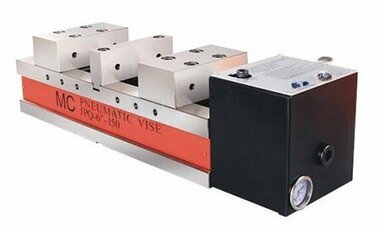 Etau pneumatique double 160 mm