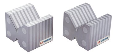Bloc magnetique de transmission en V 2 pieces