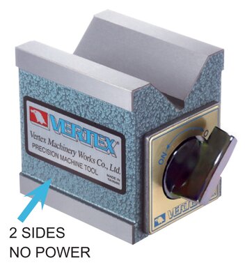 Bloc magnetique en V 8 mm – 50 mm