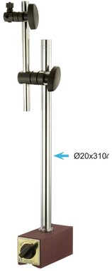 Support magnetique avec porte-instrument 115 x 50 x 55
