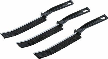 Jeu de brosses d'angle de nettoyage a soies dures 230 mm 3 pcs