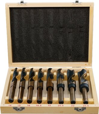 Jeu de meches HSS 14 - 25,5 mm 8 pieces