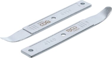 Jeu de coins metalliques / outils a levier 2 pieces