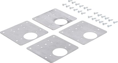 Jeu de charnieres de reparation acier inoxydable 4 pieces