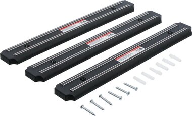 Jeu de barres magnetiques plate 330 mm 3 pieces