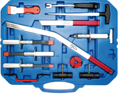 Coffret d'outils de depose pare-brise 14 pieces