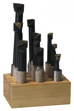Jeu d'outils avec plaquettes brazees pour t tes d'alesage kkc, KBS912 -12mm