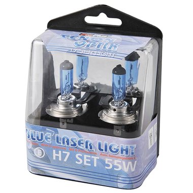 Blue Laser Light 12V 55W H7 2 pieces coffret vitrine