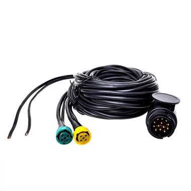 Faisceau cable 5M avec fiche 13-poles et 2x connecteur 5-poles + 4M DC