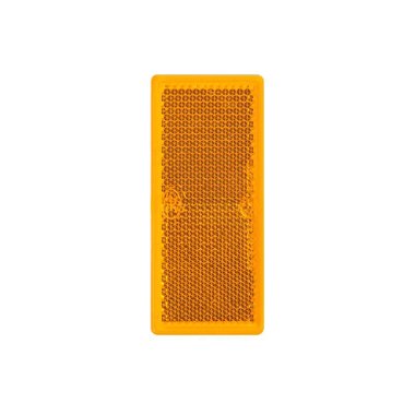 Reflecteur orange 82x36mm adhesif