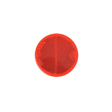 Reflecteur rouge 60mm adhesif