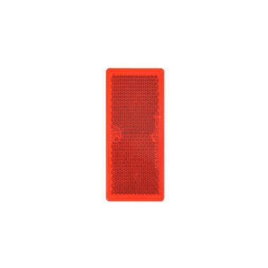 Reflecteur rouge 82x36mm adhesif