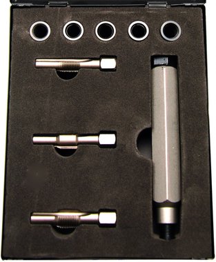 Acheter Kit d'outils professionnels de réparation de filetage de bougie  d'allumage de voiture, ensemble d'outils professionnels de robinet  d'entretien de voiture M14 manchon à vis ouvre-robinet régénératif 16 pièces