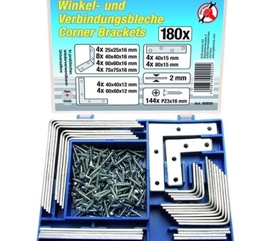 Ensemble de support d'angle, 180 pieces