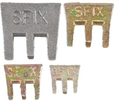 S-Fix Claws Wedges Set, 4 pièces.