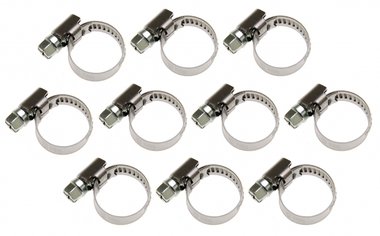 Collier de serrage, 16x25 mm Acier inoxydable, 10 pcs