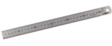 Barre de mesure a double lecture mm et 1/2 mm 600mm