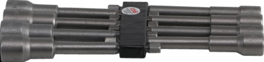 Socket Set, extra long, avec 6 pt. arbre de forage, 6-13 mm
