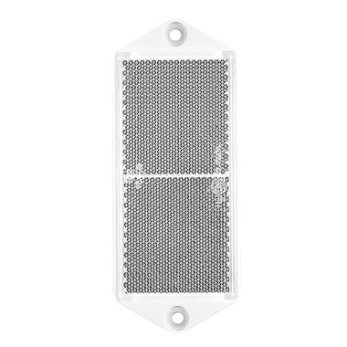 Reflecteur blanc 127x51mm a visser