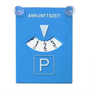 Disque de stationnement avec support a ventouse
