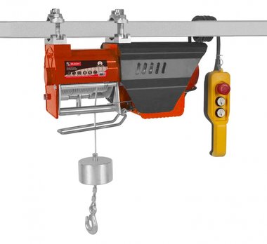 Hoist 230v, le type rapide rapide de 15m / min. Specialement developpe pour une utilisation dans la construction.