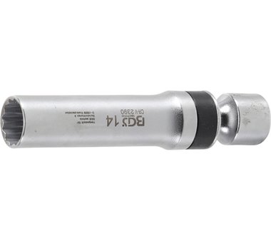 Spark Joint Universal Plug Socket, 14 mm, 12 pt, avec ressort de retenue