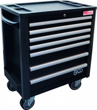 Atelier 7 tiroirs Trolley PRO, vide, hauteur totale basse