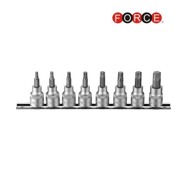 Jeu de 8 douilles tournevis Torx 3/8